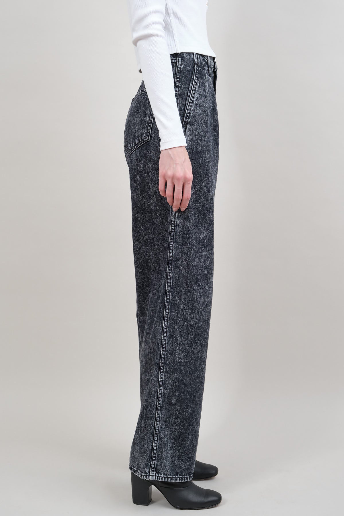 Side of Marcella Pleated Jean