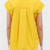 Amo Denim Apparel Womens Blouses Ruth Sleeveless Shirt in Lemon
