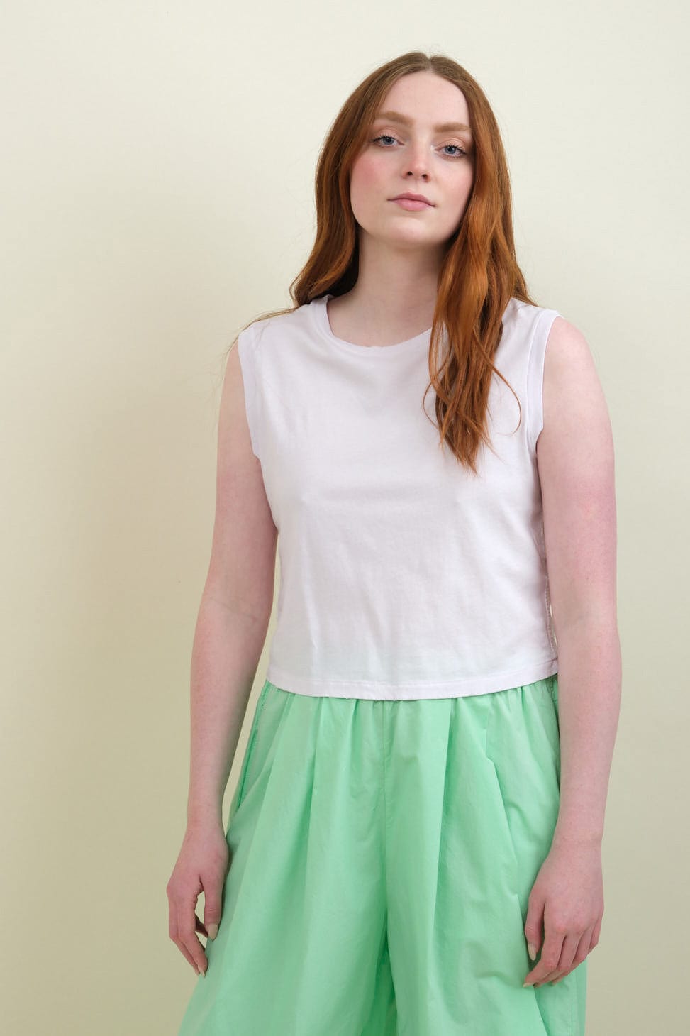 Sleeveless Babe Tee in Blush