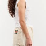 Amo Denim Apparel Womens Tees Sleeveless Babe Tee in White