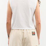 Amo Denim Apparel Womens Tees Sleeveless Babe Tee in White