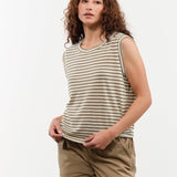 Amo Denim Apparel Womens Tees Sleeveless Love Tee Reseda Multi / XSmall