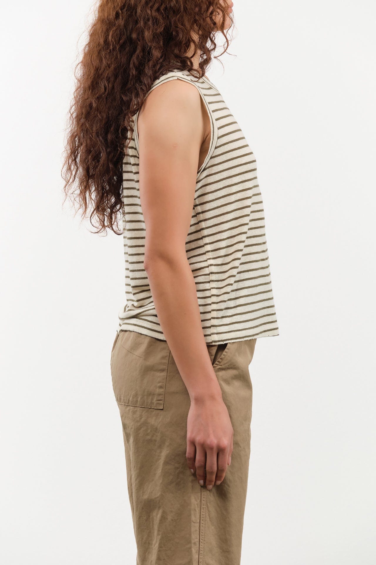 Amo Denim Apparel Womens Tees Sleeveless Love Tee