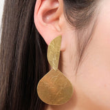 Annie Costello Brown Jewelry Earrings Club II Earrings in Gold Vermeil Gold Vermeil / 2.75"