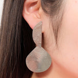 Annie Costello Brown Jewelry Earrings Club II Earrings in Sterling Silver Sterling Silver / 2.75"