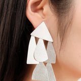 Annie Costello Brown Jewelry Earrings Zola Earrings in Sterling Silver Sterling Silver / 3"