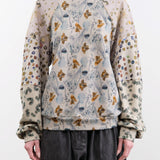 Anntian Apparel Womens Blouses Cotton Hemp Pullover Print 4B / One Size