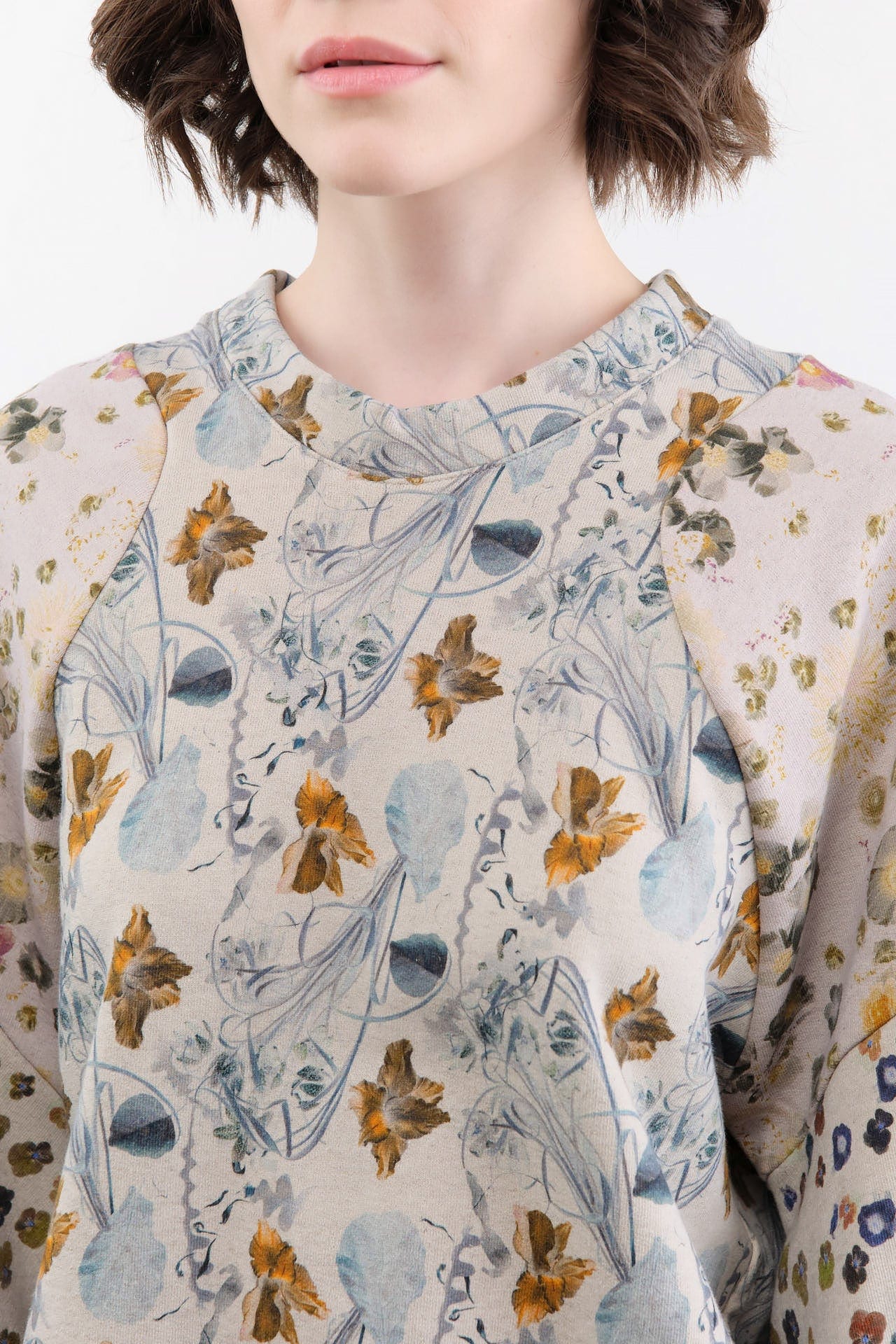 Anntian Apparel Womens Blouses Cotton Hemp Pullover Print 4B / One Size