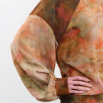 Anntian Apparel Womens Blouses Silk Pullover Print 5 / One Size