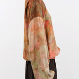 Anntian Apparel Womens Blouses Silk Pullover Print 5 / One Size