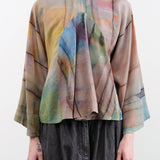 Anntian Apparel Womens Blouses Silk Top in Print 9 Print 9 / One Size