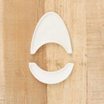 Arc Objects Studio Home Kitchen Serving Crescent Moon Plates Set Porcelain