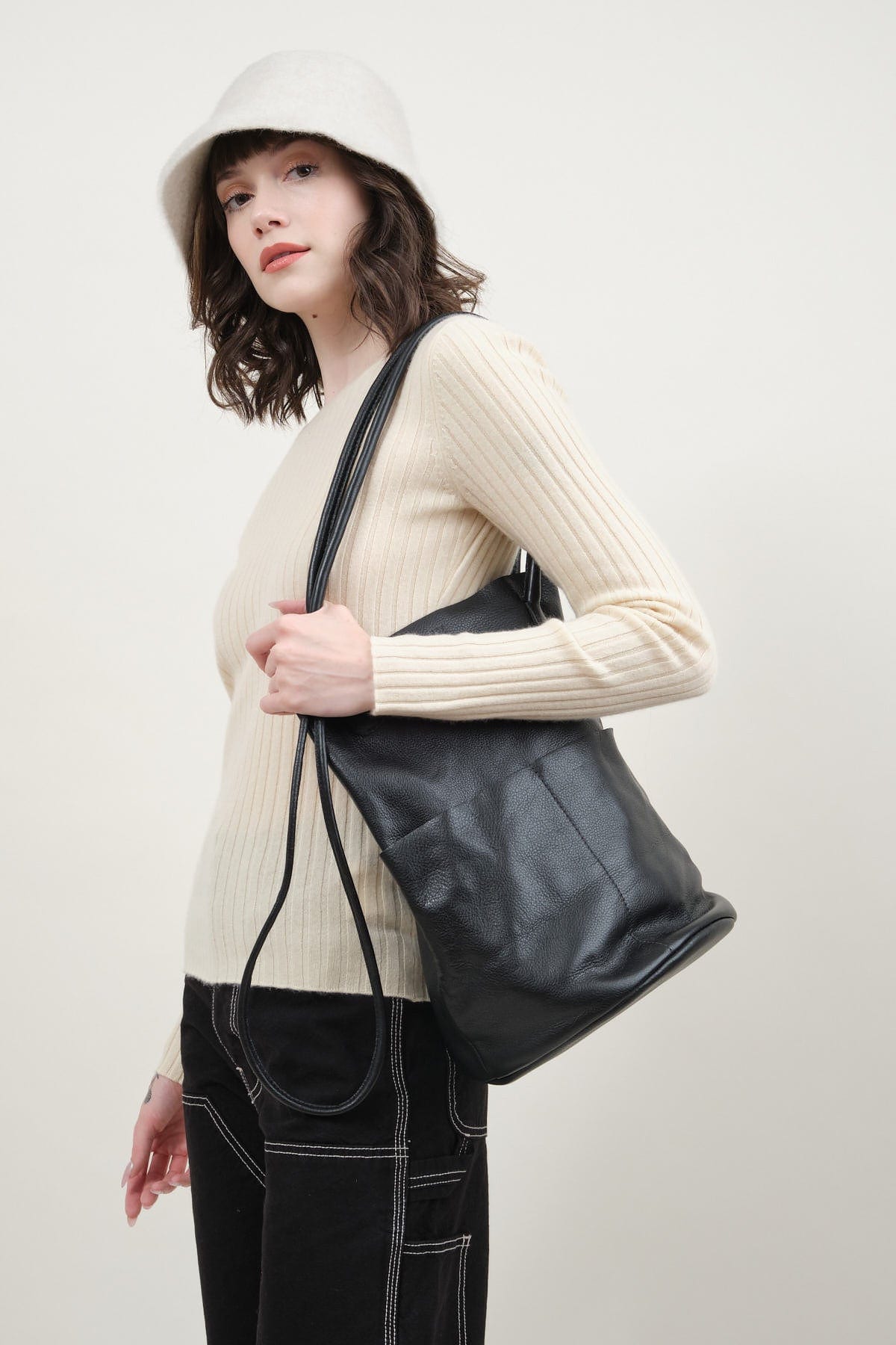 Barrel Bag in Black