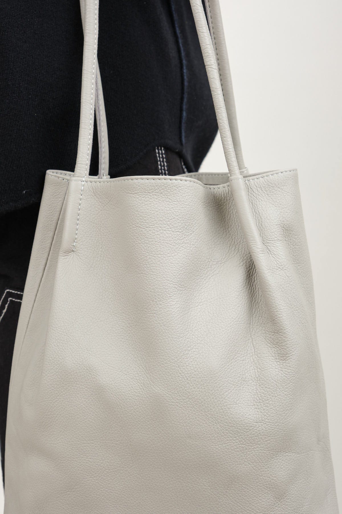 Front of Frances Bag in Ash