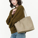 Are Studio Accessories Bags Large Frances Bag in Fog Fog / 11" L X 14" W X 4.5" D