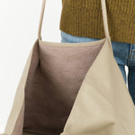 Are Studio Accessories Bags Large Frances Bag in Fog Fog / 11" L X 14" W X 4.5" D