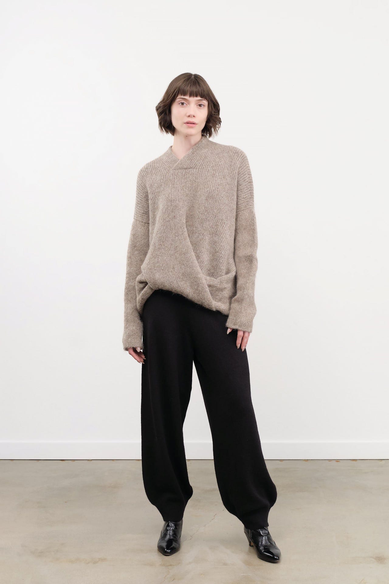 Atelier Delphine Apparel Womens Knit Pants Alpaca Taylor Pant