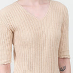 Atelier Delphine Apparel Womens Dresses Boucle V-Neck Dress