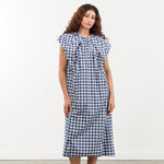 Atelier Delphine Apparel Womens Dresses Cacie Dress in Gingham Gingham / XSmall