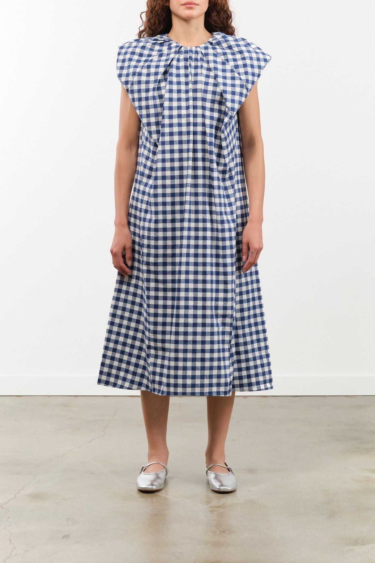 Atelier Delphine Apparel Womens Dresses Cacie Dress in Gingham