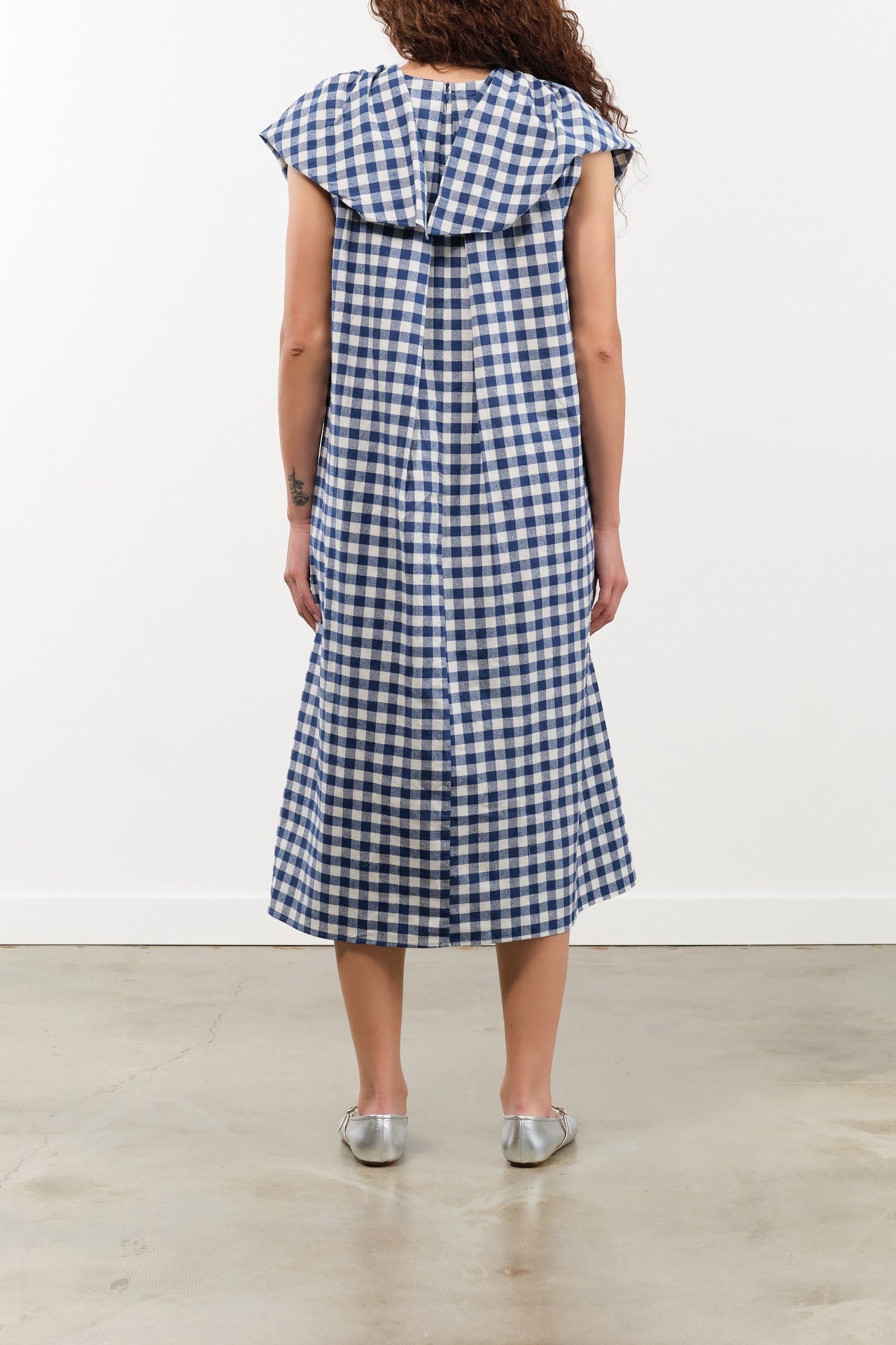 Atelier Delphine Apparel Womens Dresses Cacie Dress in Gingham