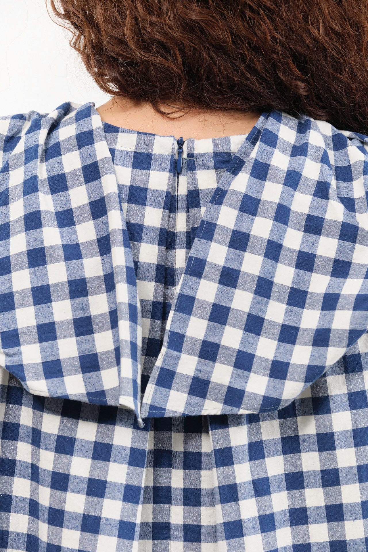 Atelier Delphine Apparel Womens Dresses Cacie Dress in Gingham