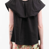 Atelier Delphine Apparel Womens Blouses Cacie Top in Black