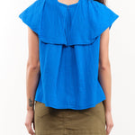 Atelier Delphine Apparel Womens Blouses Cacie Top in Sailor's Blue