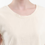 Atelier Delphine Apparel Womens Tees Cap Sleeve Tee in Butter