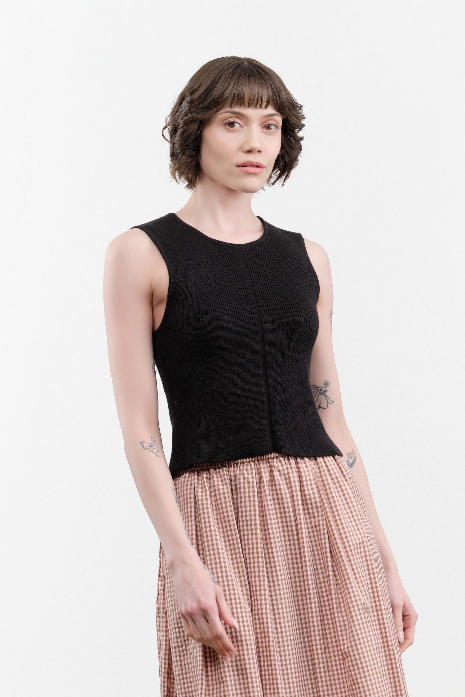 Atelier Delphine Apparel Womens Blouses High Gauge Compact Top