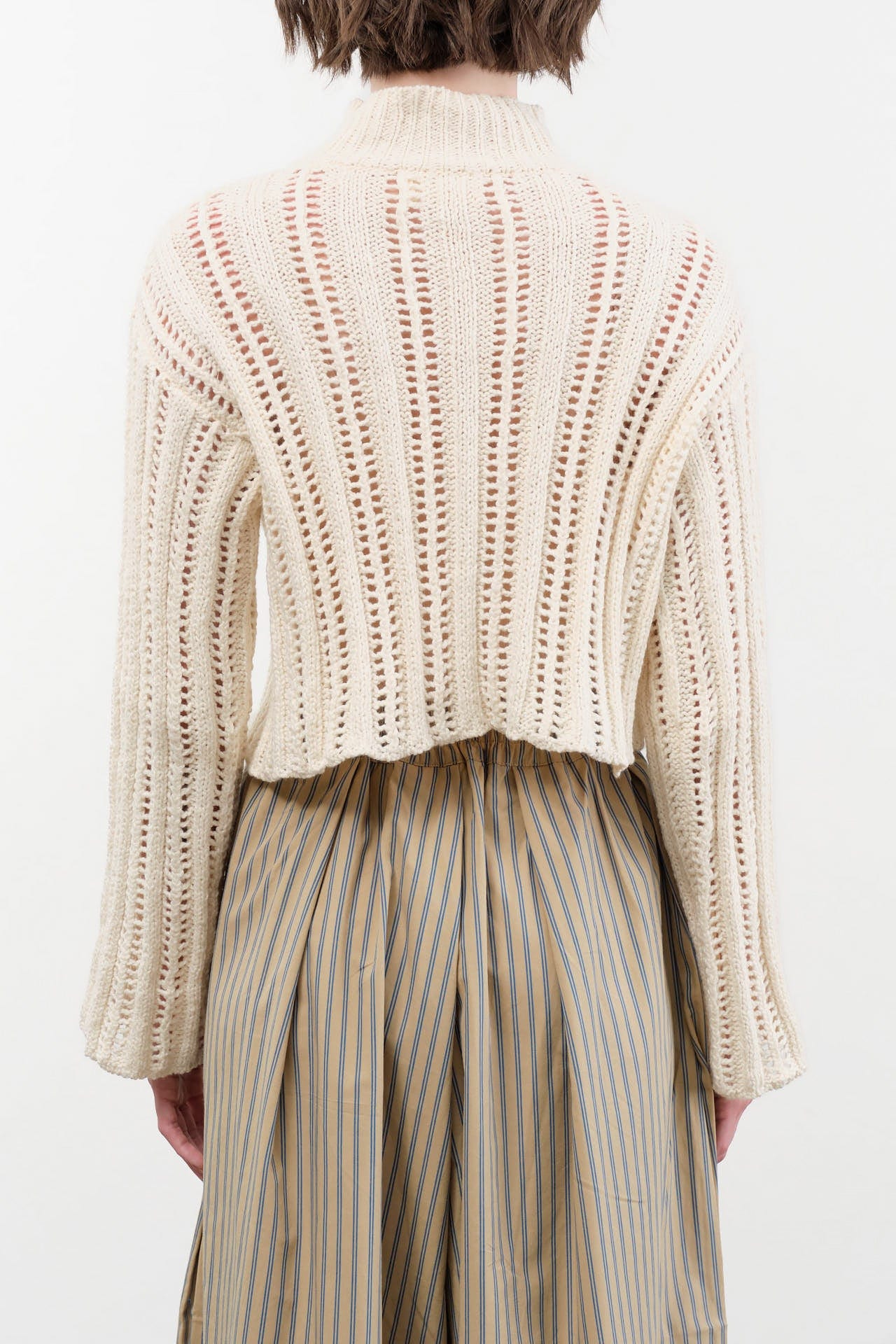 Atelier Delphine Apparel Womens Sweaters Lousanne Top in Cream