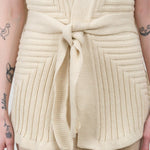 Atelier Delphine Apparel Womens Sweaters Sleeveless Cardigan