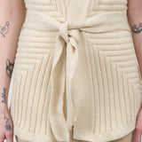 Atelier Delphine Apparel Womens Sweaters Sleeveless Cardigan