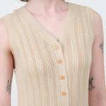 Atelier Delphine Apparel Womens Dresses Slim Long Vest Dress