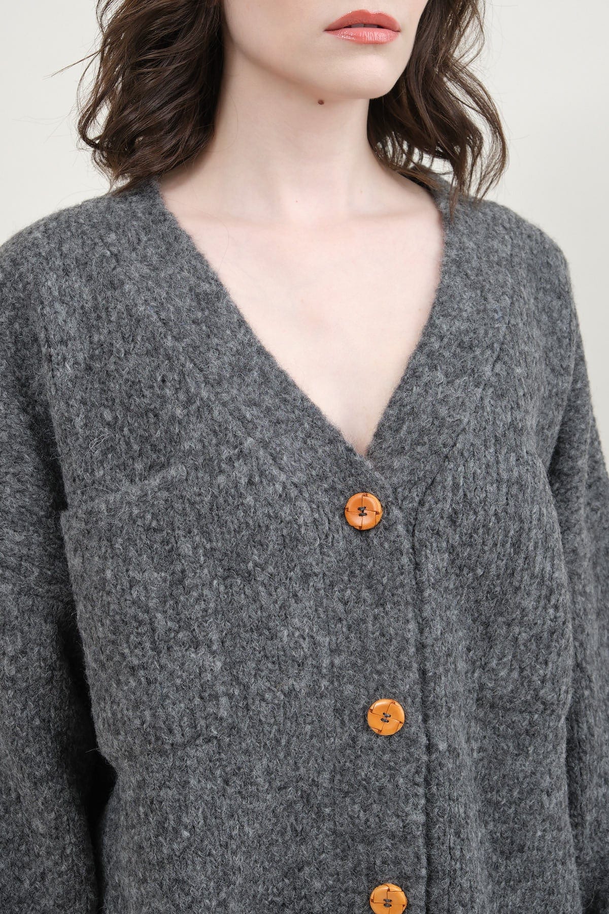 Neckline on Amelia Cardigan