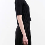Atelier Delphine Apparel Womens Blouses Vienna Top in Black
