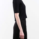Atelier Delphine Apparel Womens Blouses Vienna Top in Black