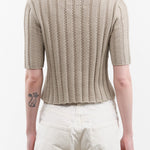 Atelier Delphine Apparel Womens Blouses Vienna Top in Warm Taupe