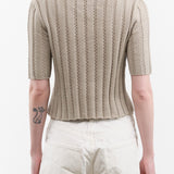 Atelier Delphine Apparel Womens Blouses Vienna Top in Warm Taupe