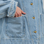 Front pocket view of Bec Jacket