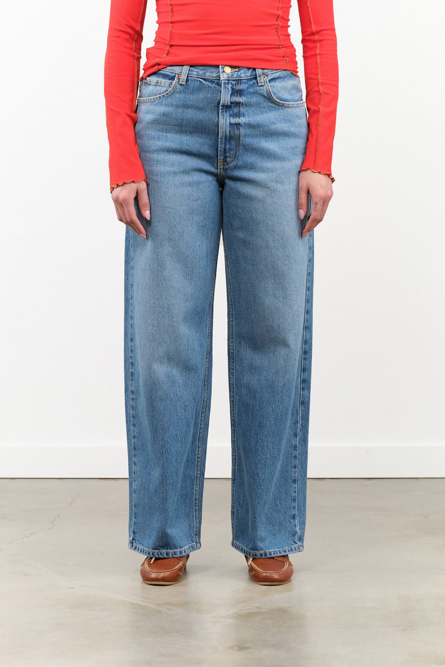 B Sides Jeans Apparel Womens Denim Elissa Jean in Tate Vintage
