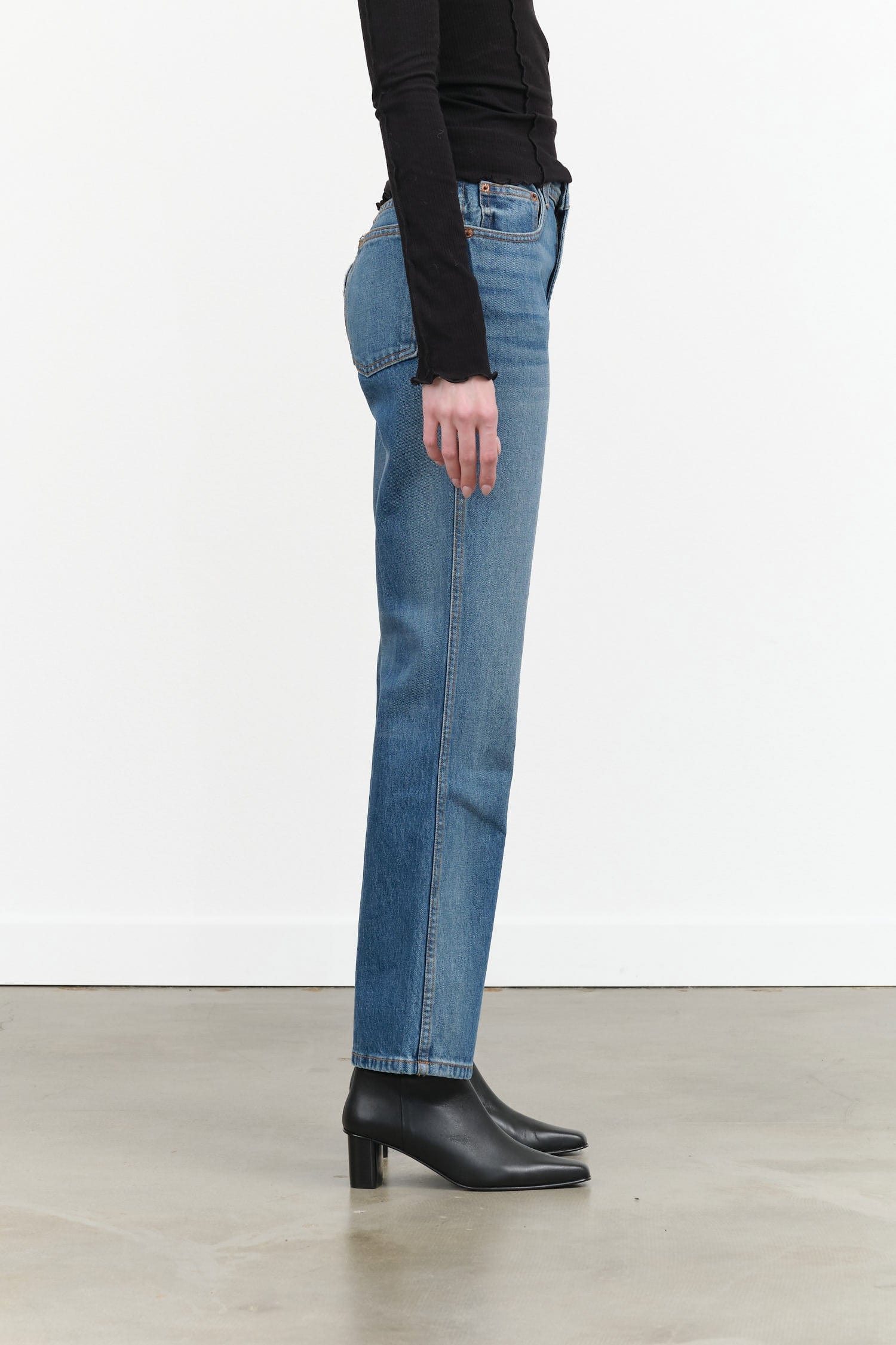 B Sides Jeans Apparel Womens Denim Eshel Jean in Hyde Wash