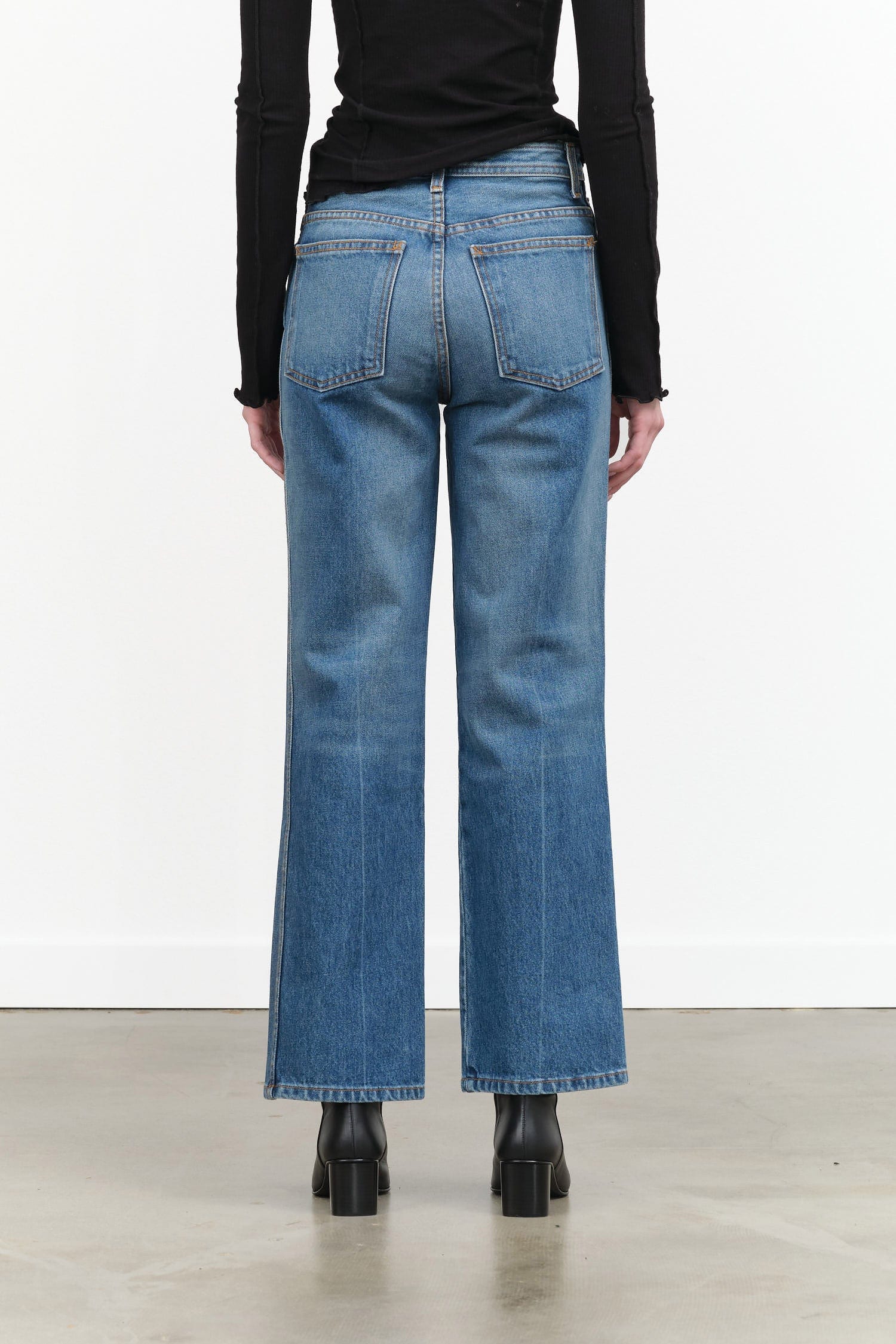 B Sides Jeans Apparel Womens Denim Eshel Jean in Hyde Wash