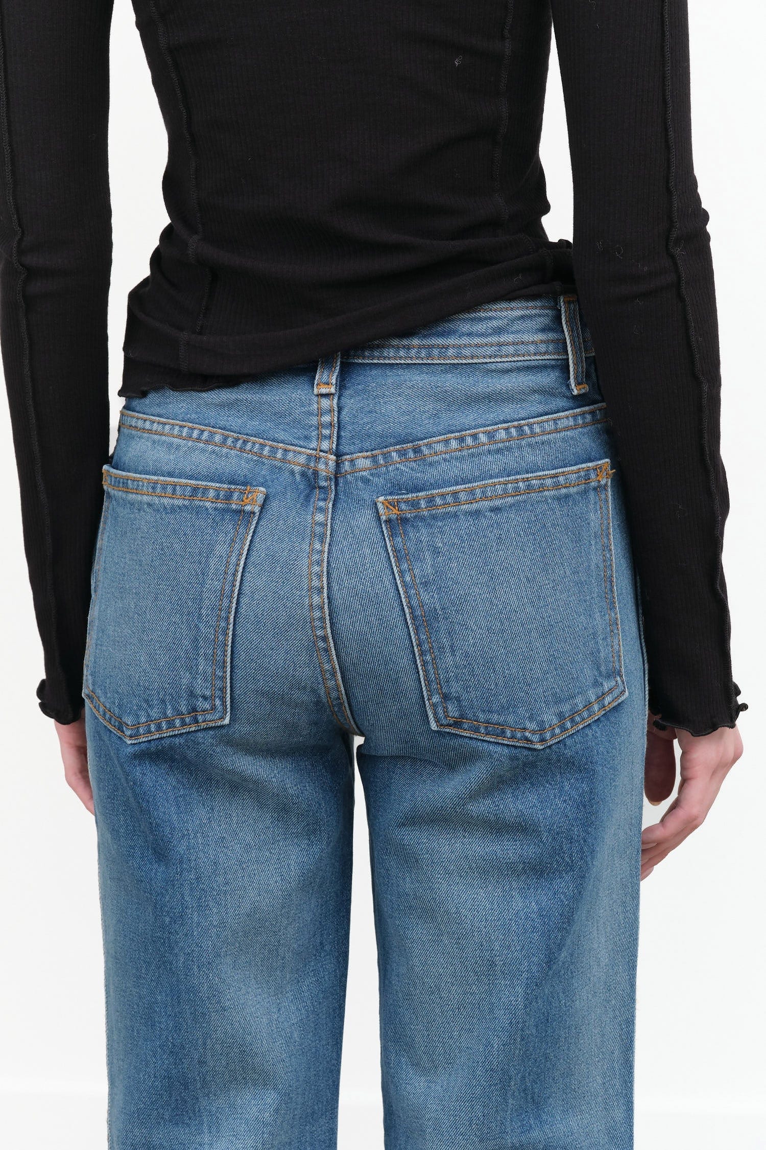 B Sides Jeans Apparel Womens Denim Eshel Jean in Hyde Wash