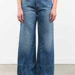 B Sides Jeans Apparel Womens Denim Marcel Culotte in Joni Wash