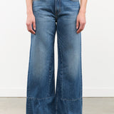 B Sides Jeans Apparel Womens Denim Marcel Culotte in Joni Wash