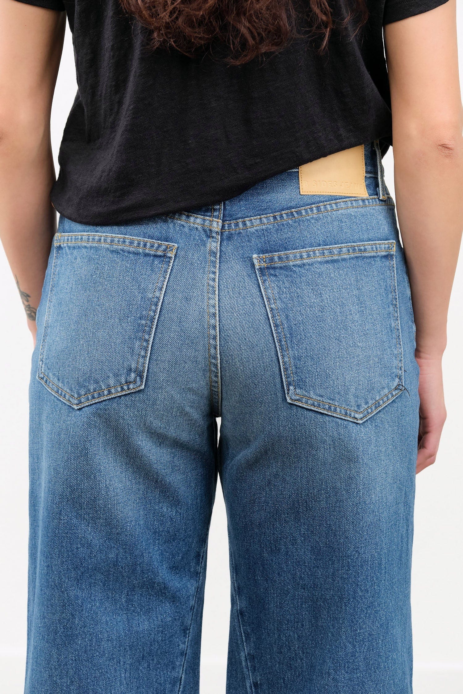 B Sides Jeans Apparel Womens Denim Marcel Culotte in Joni Wash