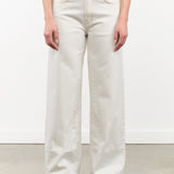 B Sides Jeans Apparel Womens Denim Marcel Culotte in Tile White