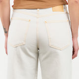 B Sides Jeans Apparel Womens Denim Marcel Culotte in Tile White