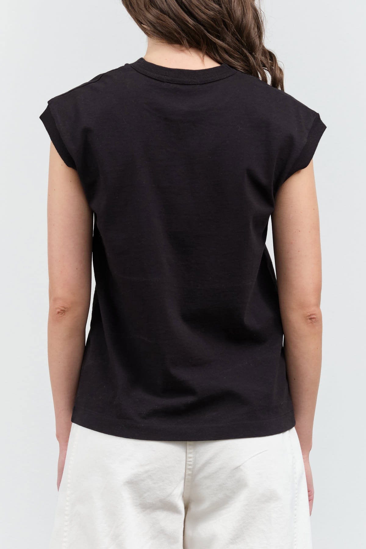 B Sides Jeans Apparel Womens Tees Pocket Tank in Stil Black